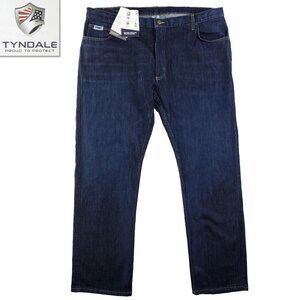 Tyndale FR Jeans CAT2 Versa Flame Resistant FRMC Men's "42x32" Real 44x33 NWT